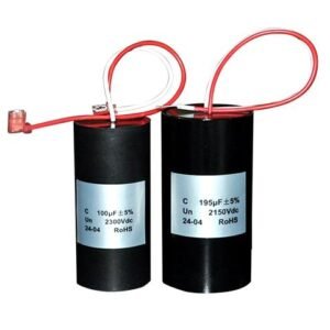 High-voltage direct current container